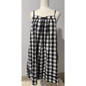 Kate Spade New York dream a little dream Gingham sleeveless dress XL